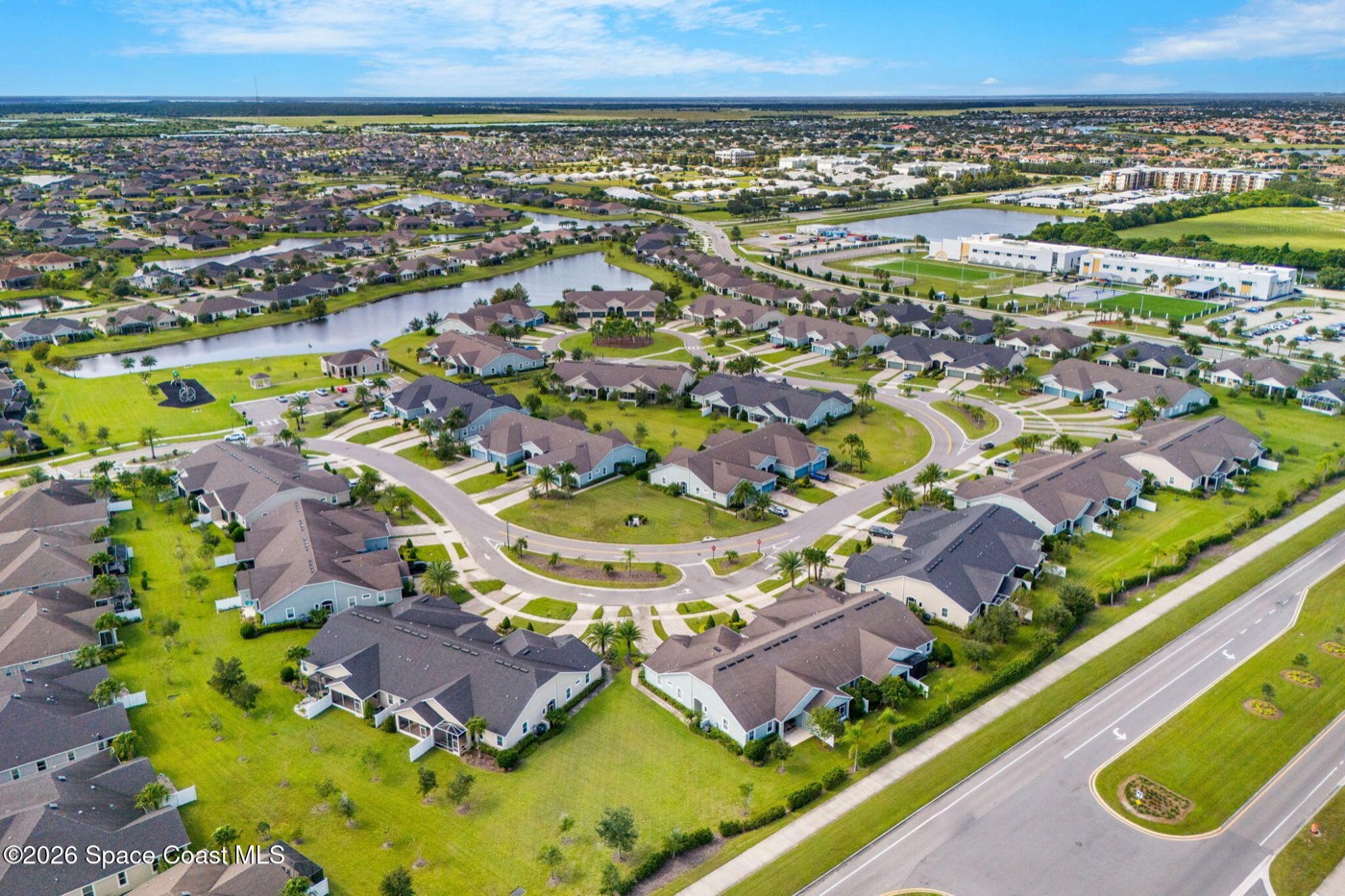 Aerial view of Loren Cove