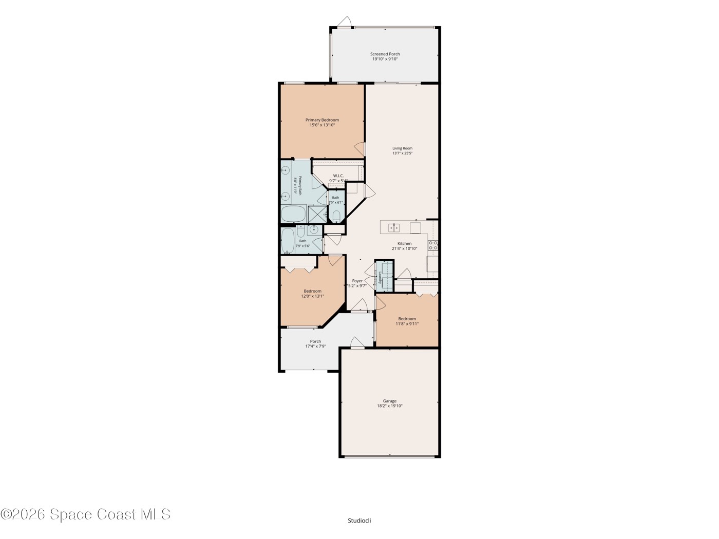 Floor plan of 7853 Loren Cove Dr